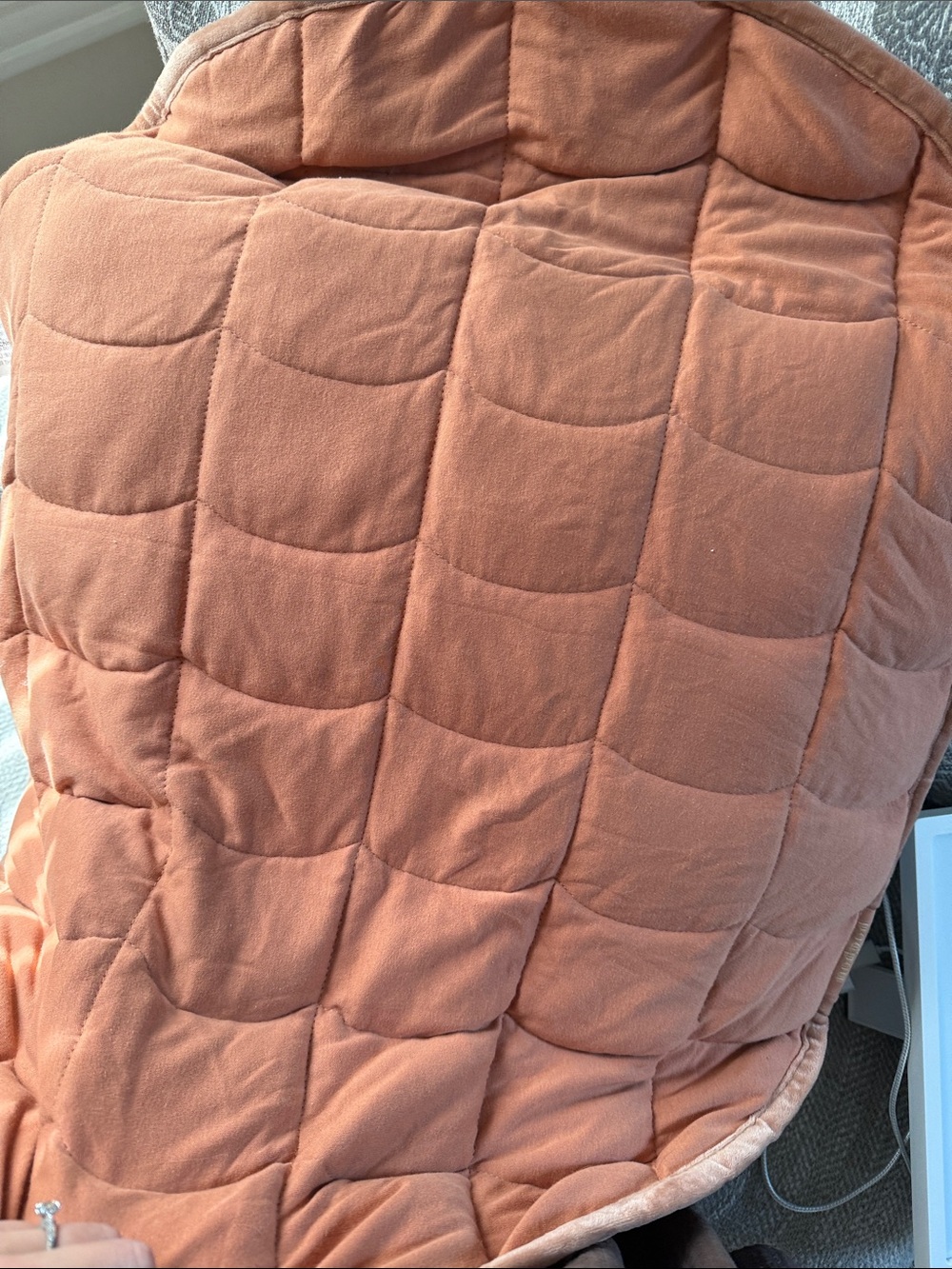 Nodpod body 5 lb lap blanket burnt orange - Picture 3 of 5